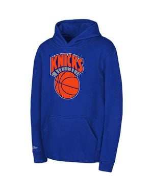 Mitchell & Ness Toddler New York Knicks Retro Logo Pullover Hoodie - Blue