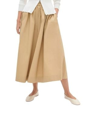 ALIGNE Natalie Organic Cotton Skirt - Natural