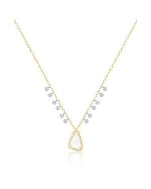 Meira T Topaz Pendant Necklace - Blue