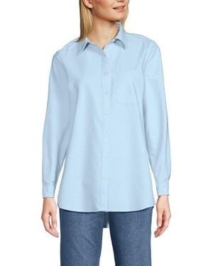 Lands' End Oxford Shirt - Blue