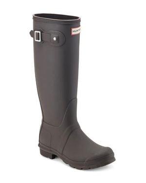 HUNTER Original Tall Waterproof Rain Boot - Black