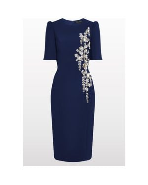 Jenny Packham Roma Midi Dress - Blue