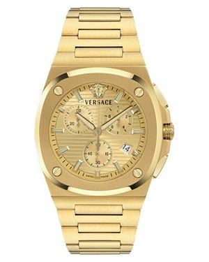 Versace Tolomeo Chronograph Bracelet Watch, 40Mm - Metallic
