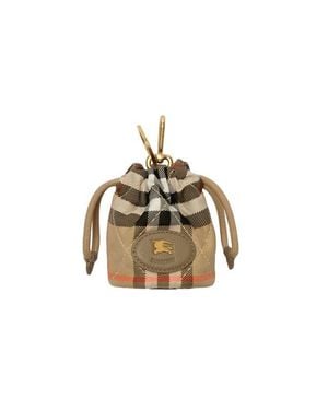 Burberry Horseshoe Pouch Charm - Metallic