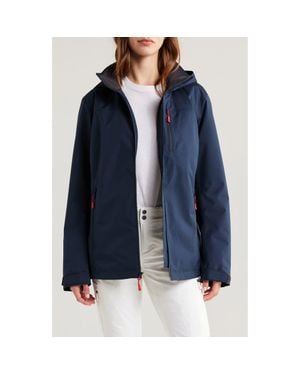 Helly Hansen Crew 2.0 Waterproof Midlayer Hooded Sailing Jacket - Blue