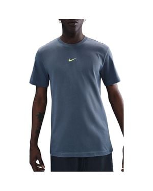Nike Sportswear Cotton Graphic T-Shirt - Blue