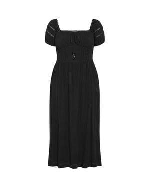 City Chic Arielle Maxi Dress - Black