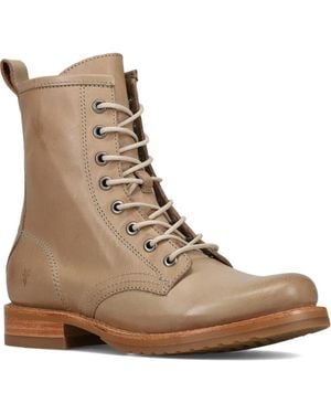 Frye Veronica Flex Combat Boot - Brown