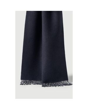 Brunello Cucinelli Wool And Cashmere Knit Scarf - Blue
