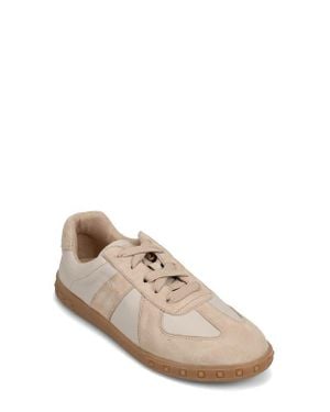 Vaneli Penny Mixed Media Low Top Sneaker - White