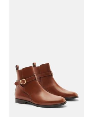 SCAROSSO Lara Jodhpur Boots - Brown