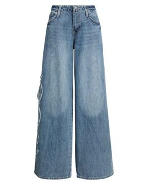 YMI Fit With Love Wide Leg Jeans - Blue