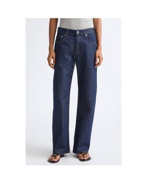 Helmut Lang Saddle Wide Leg Jeans - Blue