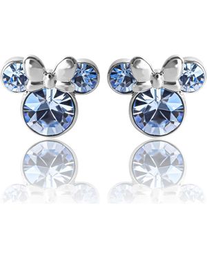Disney Birthstone Stud Earrings - Blue