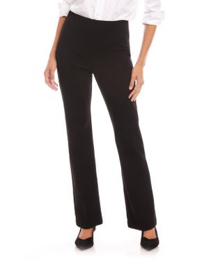 Karen Kane Stretch Twill Bootcut Pants - Black