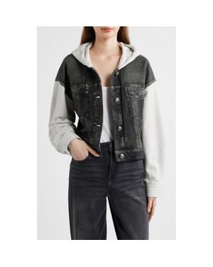 Rag & Bone Rb Miramar Mixed Media Jacket - Black
