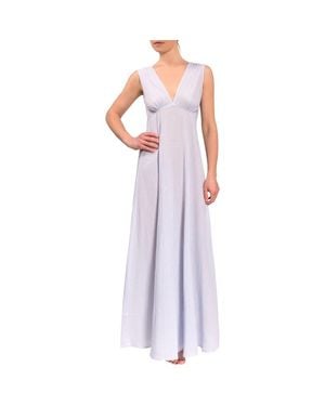 EVERYDAY RITUAL Amelia Long Nightgown - Purple