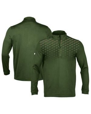 Levelwear Minnesota Wild Nhl X Pga Scout Midlayer Quarter-Zip Pullover Top - Green