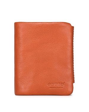 Old Trend Clover Genuine Leather Slim Secure Trifold Rfid Wallet - Orange