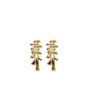 Uno De 50 18K-Plated Earrings With Various Tubes - White