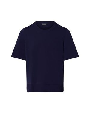 Hanro Natural Living Organic Cotton Sweatshirt - Blue