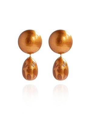 Saule Label Calista Earrings - Orange