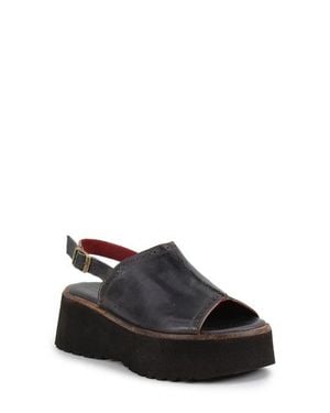 Bed Stu Library Platform Sandal - Black