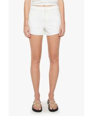Mother The Dodger Denim Shorts - White