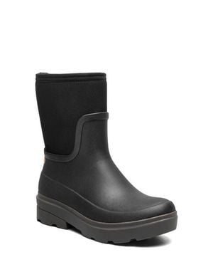 Bogs Hazel Mid Zip Rain Boot - Black