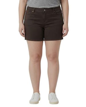 Slink Jeans Stretch Cotton Blend Shorts - Black