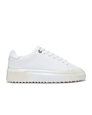 Mallet Grftr Dip Low-Top Platform Sneakers - White