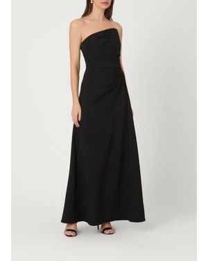 Shoshanna Midnight Stretch Crepe Dory Dress - Black