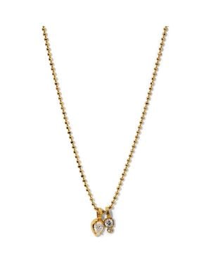 Nadri Delancy Charm Necklace - Metallic
