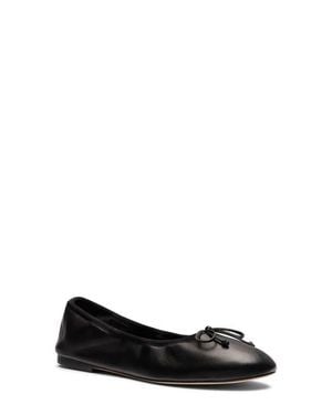 Stuart Weitzman Nia Ballet Flat - Black
