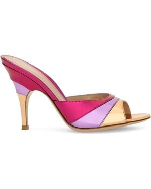 Gianvito Rossi Marea 95 Mules - Pink