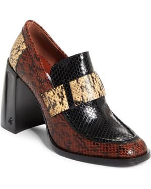 Jimmy Choo Tylor Colorblock Loafer Pump - Brown