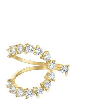 BEN ONI Goldtone Cubic Zirconia Open Ring - Metallic