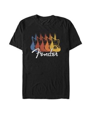 Fender Guitar Retro Graphic T-Shirt - Black