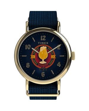 Timex Harry Potter X Timex Weekender Butterbeer 40Mm Fabric Strap Watch - Black