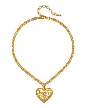 Sequin The Celeste Initial Pendant Necklace - Metallic