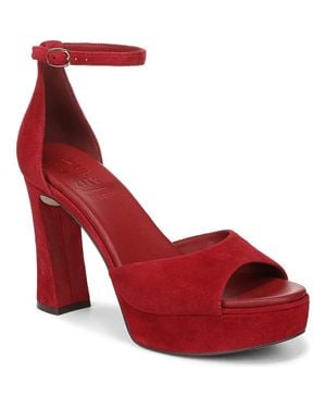 27 EDIT Naturalizer Delphie Ankle Strap Platform Sandal - Red
