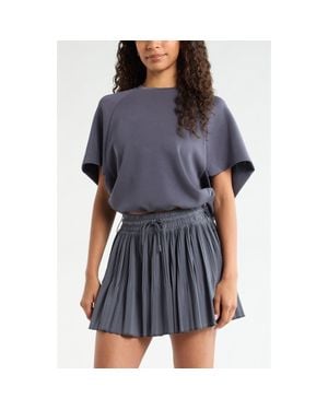 Zella Soft Luxe Raglan Sleeve T-Shirt - Blue