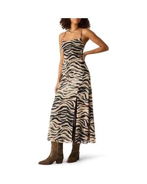 Steve Madden Adella Strappy Maxi Dress - Natural