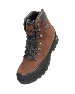 Mountain Warehouse Quest Nubuck Isogrip Hiking Boots - Brown