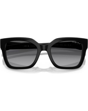 Vogue 54Mm Polarized Square Sunglasses - Black