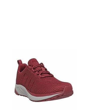 Propet Tour Knit Sneaker - Red