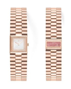 VANNA Catena Double-Gemstone Bracelet Watch - Natural