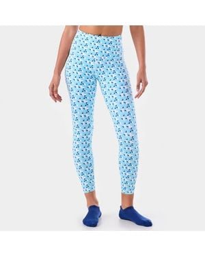 Tavi High Waisted 7/8 Legging - Blue