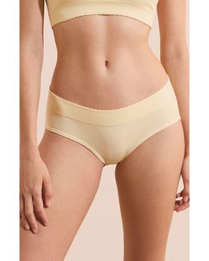 Etam Daily Seamless Boyshorts - Natural