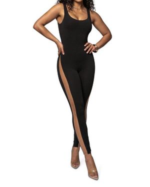 JLUXLABEL Night Fall Tank Jumpsuit - Black